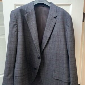 Bonobos Charcoal Plaid Suit 52s